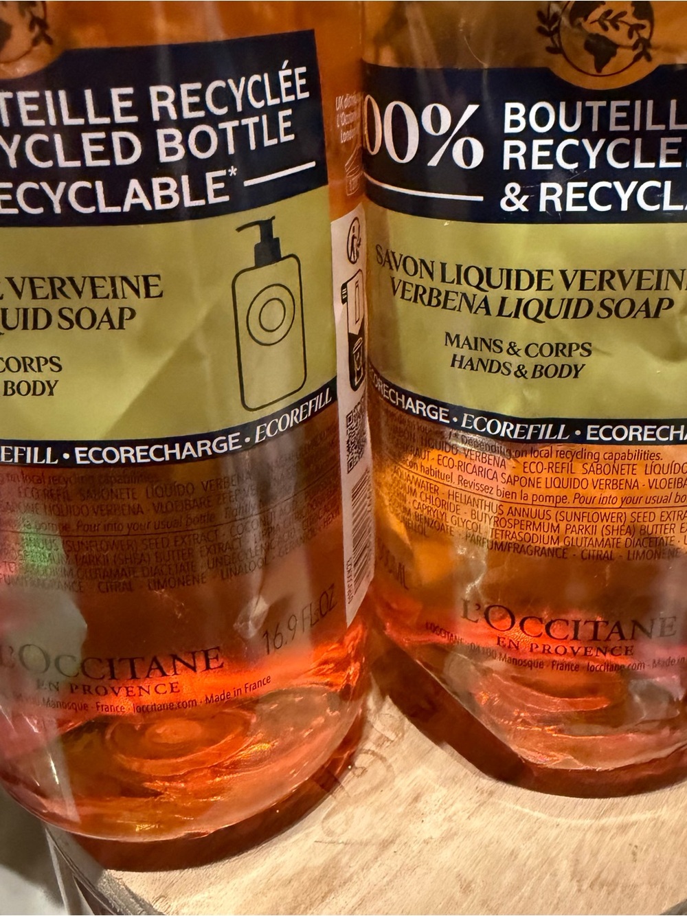 L'OCCITANE Verbena Liquid Soap Refill Duo 16.9 fl oz each L’Occitane hand & body - Picture 10 of 10